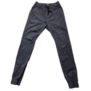 Zanerobe‎ Pants Mens 29 Navy Blue Jogger Tapered Drawstring Stretch Casual